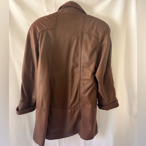 Vintage Tibor Genuine Leather Duster - Picture 2 of 4